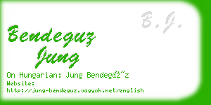 bendeguz jung business card